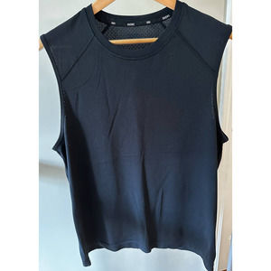 Rhone Versatility Black Tank, size M.